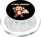 Stinky Monkey Farts Funny Kids Men Women PopSockets PopGrip pour MagSafe