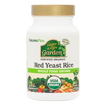 NaturesPlus Source of Life Garden Red Yeast Rice - Organic Red Yeast Rice Supplement with Monacolins - One A Day, Vegan, Gluten Free - 60 Capsules