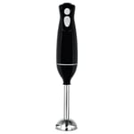 Black Hand Blender Dishwasher Stainless Steel Durable Food Hand Held Blender