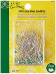 Dritz matelassage différents en Verre Cristal Tête Pins-Size 22/100/Pkg