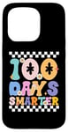 Coque pour iPhone 15 Pro 100 jours plus intelligents, joyeux 100e jour d'école, garçons et filles géniaux