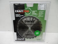 TREND 184MM 24T TCT THIN KERF SAW BLADE CSB/cc18424T FITS DEWALT DCS365