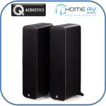 Q Acoustics M40 HD Wireless Music System Active Floor Standing Speakers - Black