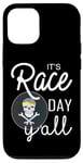 Coque pour iPhone 13 Citation It's Race Day Yall Car Racing Dirt Road Track Racing