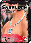 ABACUSSPIELE Sherlock – Le Collier, Jeu de Cartes Krimi, 48222, Rose Bonbon