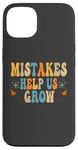 Coque pour iPhone 13 Groovy Growth Mindset Positive Retro Teachers Retournent à l'école