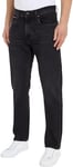 Tommy Hilfiger Men Regular Mercer Str Nick Black Denim Pants, Denim, 31/32