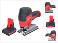 Milwaukee M12 BJS-501 Akkusaha 12 V + 1x akku 5,0 Ah - ilman laturia