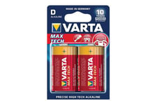 Varta Max Tech 4720 batteri - 2 x D - Alkalisk