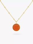 Auree Barcelona Birthstone Vermeil Necklace