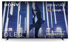 Sony K-77XR80PU 77" BRAVIA 8 XR Processor OLED 4K Ultra HD HDR Google TV (2024)