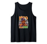 Funny Farm Halloween Shirt Moo Mean Boo Pumpkin Scary Night Tank Top