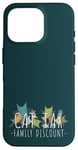 Coque pour iPhone 16 Pro Cat Tax Family Discount! Social Media Meme Fun