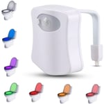 CHOYCLIT Eclairage LED pour WC / Capteur de Mouvement Luminaire pour Toilette et Salle de Bain / Lumière Veilleuse avec 16 coloris Différents