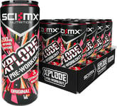 Sci Mx Xplode Pre Workout Extreme Energy Drink Cans RTD X 12 Original Energy