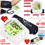 Digital Automatic Blood Pressure Monitor Upper Arm BP Machine Heart Rate UK