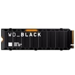 WD_Black SN850X SSD 4 to, Disque SSD Interne avec dissipateur Thermique, Gaming SSD, Haute Performance Disque de Jeu, Lecture jusqu'à 7300 Mo/s, écriture jusqu'à 6,600 Mo/s, PCIe Gen 4.0 NVMe, Noir