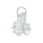 Set Vinaigre Huile Sel et Poivre Guzzini Blanc Collection Gouttes Blanc 23130000