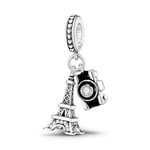 TINSLO 925 Sterling Silver Charms Beads for Pandora Bracelet, Dangle Pendant Charms for Necklace and Bracelet Jewelry Gifts for Women