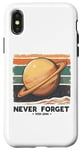 Coque pour iPhone X/XS Honoring Our Lost Planet Pluto Never Forget 1930 2006