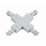 National Lighting 86385 Connecteur en Forme de X pour Circuit Unique 240 V, PC Blanc, Track X Connector