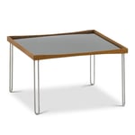 House of Finn Juhl - Tray Table, White/Black Laminate - Brickbord - Finn Juhl - Silver,Träfärgad,Svart,Vit - Metall/Trä