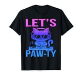 Let's Paw-Ty Cat DJ Fun Vibe Cat Owner T-Shirt