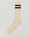 Nudie Jeans Amundsson Tennis Socks Off White/Black