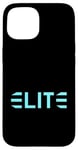 Coque pour iPhone 15 Élite bleu clair éclairé