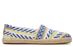 Toms Alpargata Rope Shoe Womens - Blue - Size UK 4