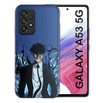 Coque pour Samsung Galaxy A53 5G Manga Solo Leveling Sung Bleu