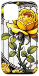 Coque pour iPhone 15 Pro Rose jaune Illustration Roses jardinage art rosiers jardiniers