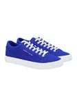 Tommy Hilfiger Men Trainers Core Low Canvas Shoes Vulcanised, Blue (Ultra Blue), 6.5 UK