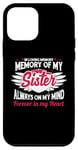 iPhone 12 mini In loving memory memory of my sister always on my mind Case