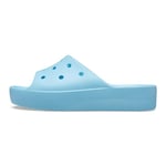 Crocs Femme Toboggan Plateforme Classique Sandale Glissante, Polaire, 34 EU