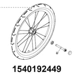 Wheel Asssembly Right - Thule Chariot Cross/Lite/Cab 1540192449