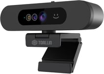 Webcam 1080P Pour Windows Hello Face, Caméra De Reconnaissance Faciale, Webcam Compatible Windows Hello Avec Microphone, Caméra D'Ordinateur, Webcam Grand Angle Pour Appels Vidéo