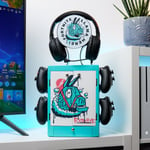 Numskull Official Fortnite Gaming Locker Controller Holder & Headset Stand - New