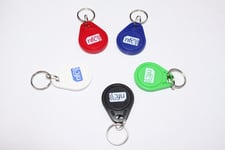 5  X NFC ABS Key Fobs / Key Rings  Compatible with Android & IOS NXP NTAG213