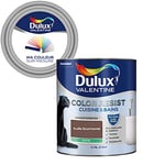 Ma Couleur Sur-Mesure par Dulux Valentine – Peinture Intérieure Murs, Plafonds, Boiseries - Palette Authentique, Cuisine & Bain Satin, Truffe Gourmande , 0,75 L