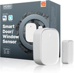 MOES Smart Door and Window Sensor, Wireless Detector for Alarm System and Smart