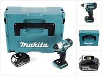 Iskuväännin Makita DTD 155 RT1 18 V Li-Ion Makpac + 1 x BL1850 5,0 Ah akku - ilman laturia