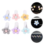 6 Pcs Aroma Car Ornament Car Air Outlet Perfume Daisy Air Freshener