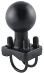 Ram Mounts RAM Double U-Bolt Ball Base for 1'' - 1.25'' Rails (Unpacked)