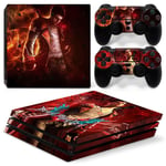 Kit De Autocollants Skin Decal Pour Console De Jeu Ps4 Pro Ma?Tre Sekiro Mortal 11 Personnage De Console De Jeu Kambat, T1tn-P4pro-1808