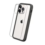 RhinoShield Coque Compatible avec [iPhone 14 Pro Max] | Mod NX - Protection Fine Personnalisable avec Technologie d'absorption des Chocs [sans BPA] - Graphite