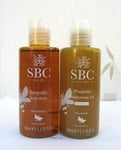 SBC Propolis Travel Set - Moisturising gel 100ml & Body Wash 100ml New