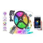 10 meter RGB LED-list / Ljusslinga / LED-Strip Bluetooth APP multifärg