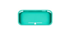 Housse de protection en silicone de demi-paquet de couleur pure pour console switch lite - menthe verte