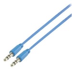 1m Blue 3.5mm Stereo Jack Plug to Plug Aux Cable for MP3 Player Car iPhone iPod